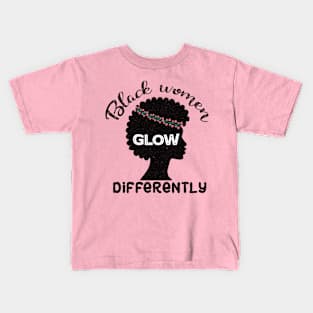 Black women glow differently #2 Kids T-Shirt